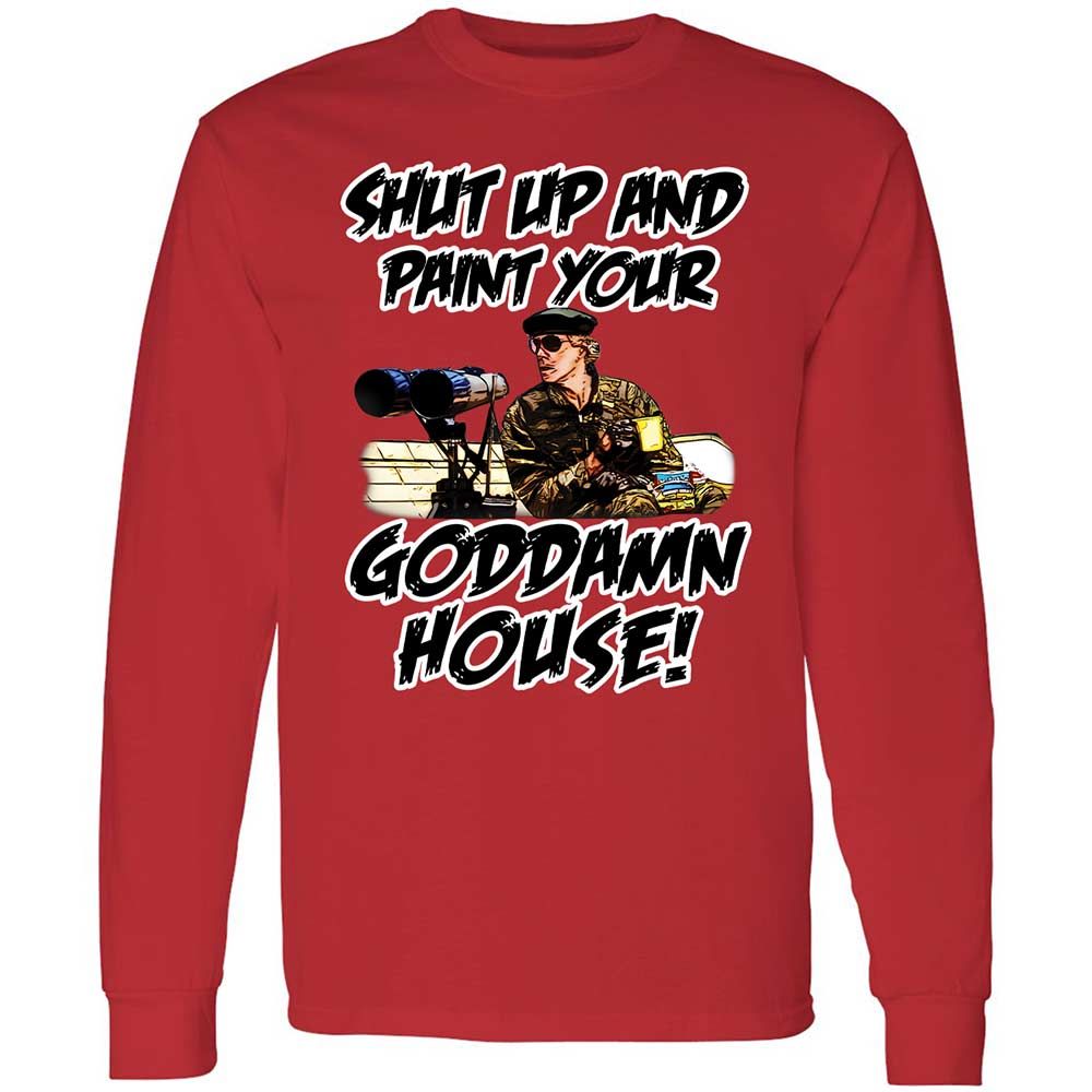 Long Sleeve T-Shirt - F5JVTDJ8 - Red - 11
