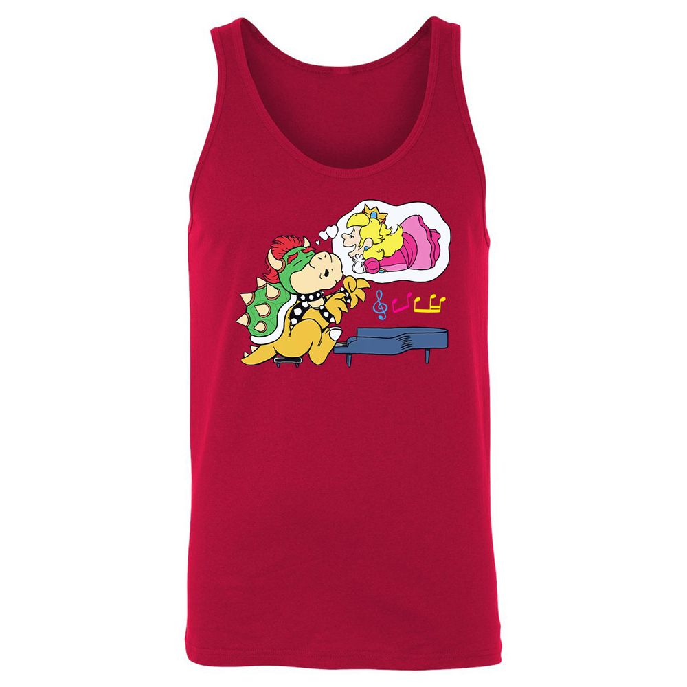 Unisex Jersey Tank - 59UK9G3X - Red - 11
