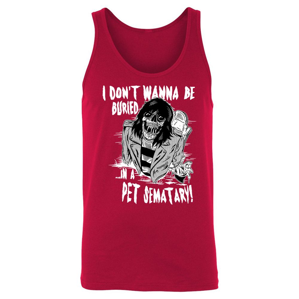 Unisex Jersey Tank - RDJBSCDB - Red - 11