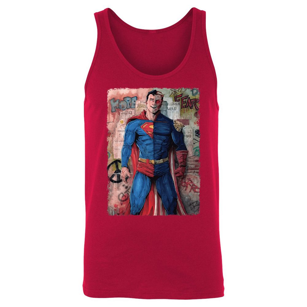 Unisex Jersey Tank - 1RXCWCQL - Red - 11