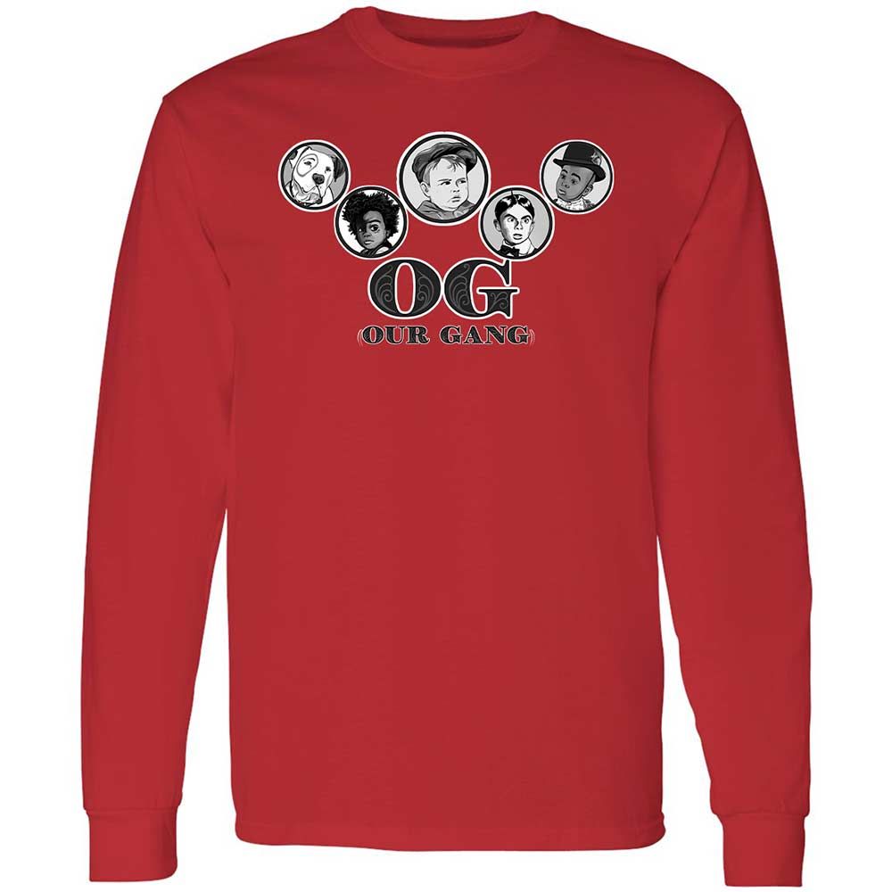 Long Sleeve T-Shirt - GJD3BQGJ - Red - 11