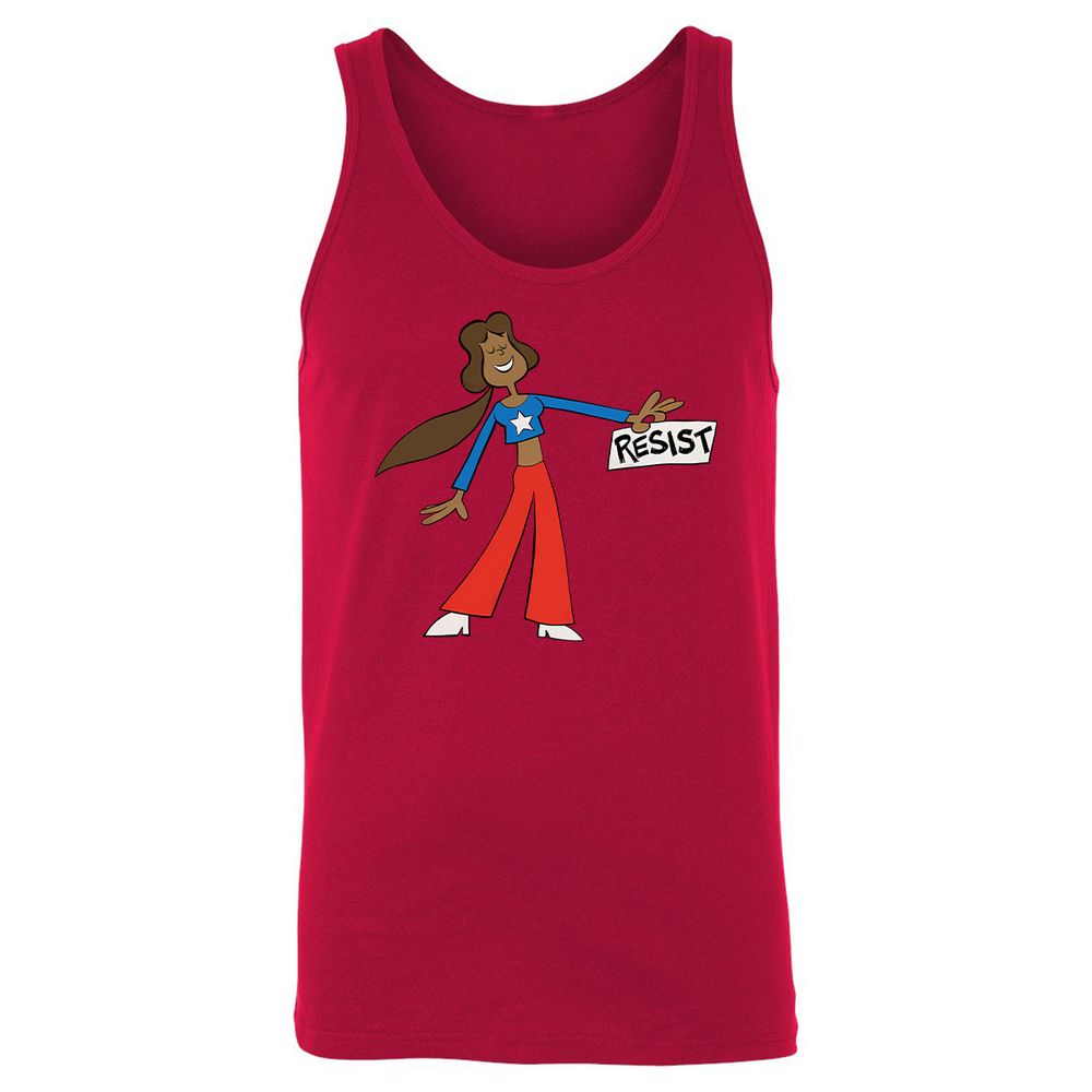 Unisex Jersey Tank - 7E2MV134 - Red - 11