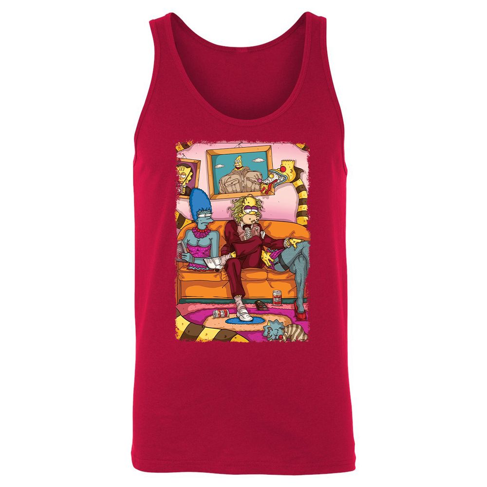 Unisex Jersey Tank - K3UB7DQ6 - Red - 11