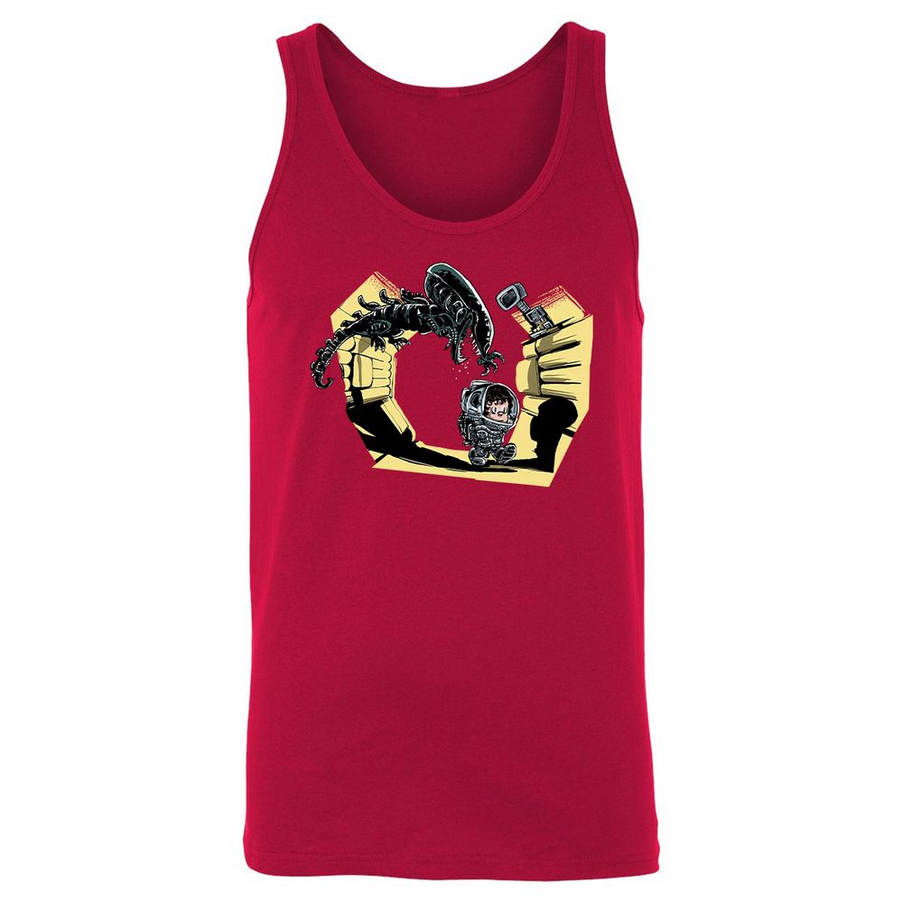 Unisex Jersey Tank - QDNRKEZ6 - Red - 11