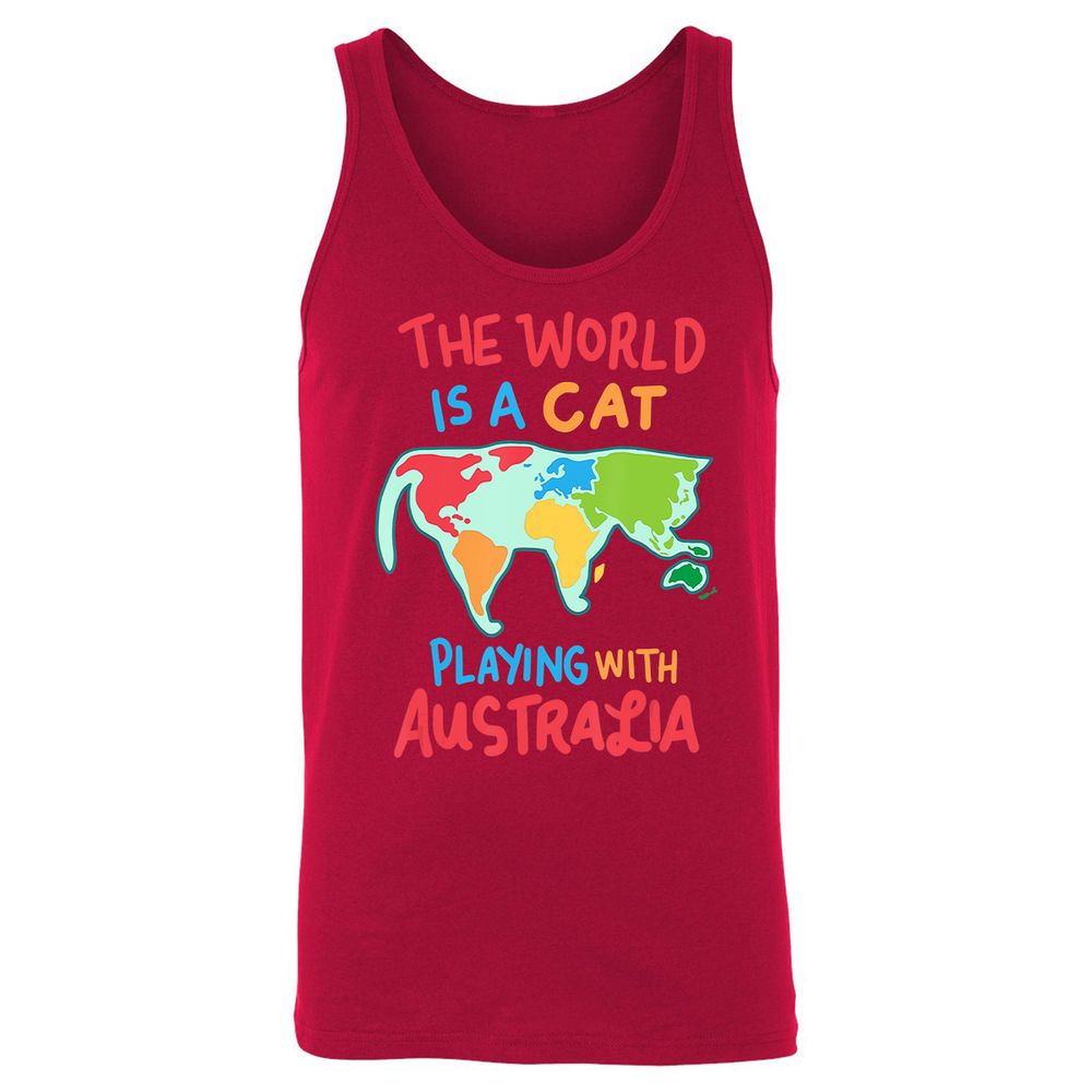 Unisex Jersey Tank - SF94Q1GU - Red - 11