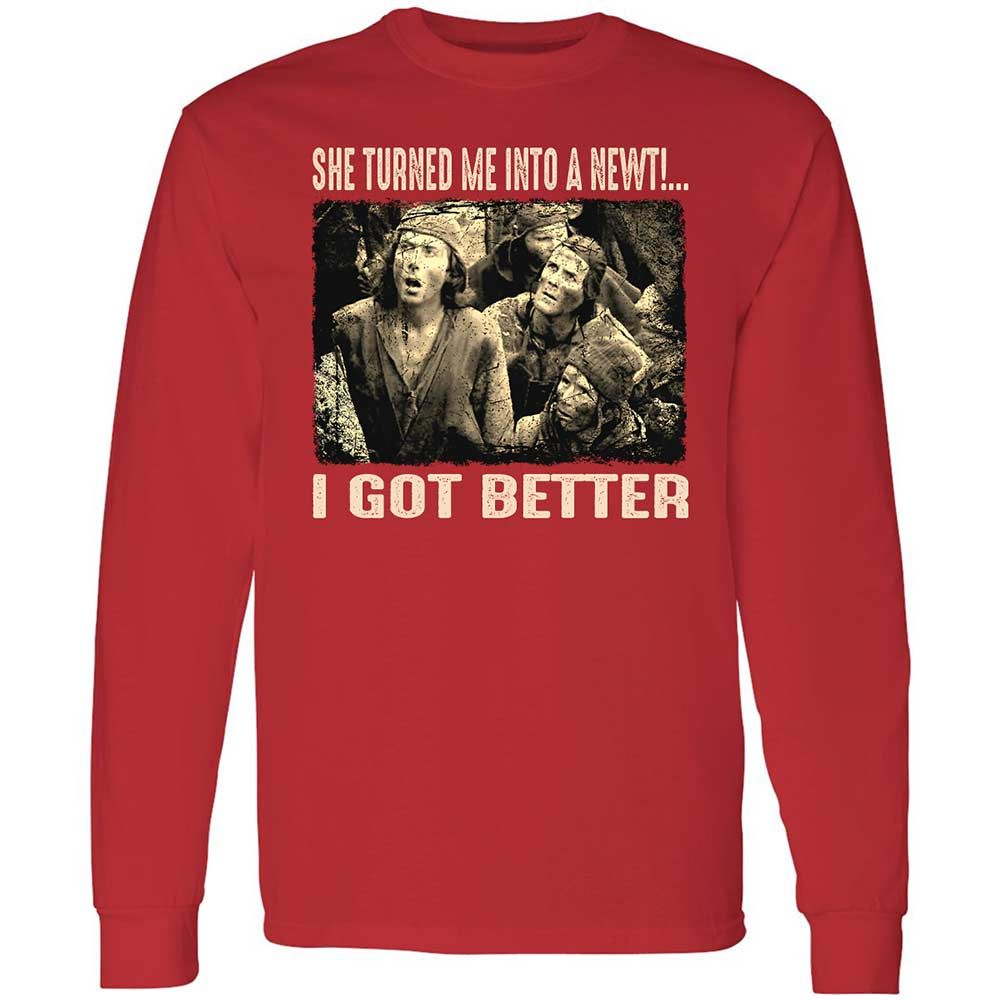 Long Sleeve T-Shirt - DRZXWCXN - Red - 11