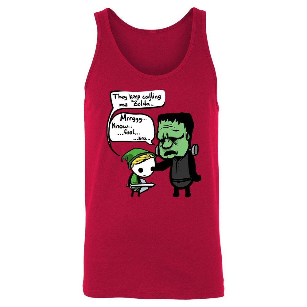 Unisex Jersey Tank - TT4L93ZC - Red - 11