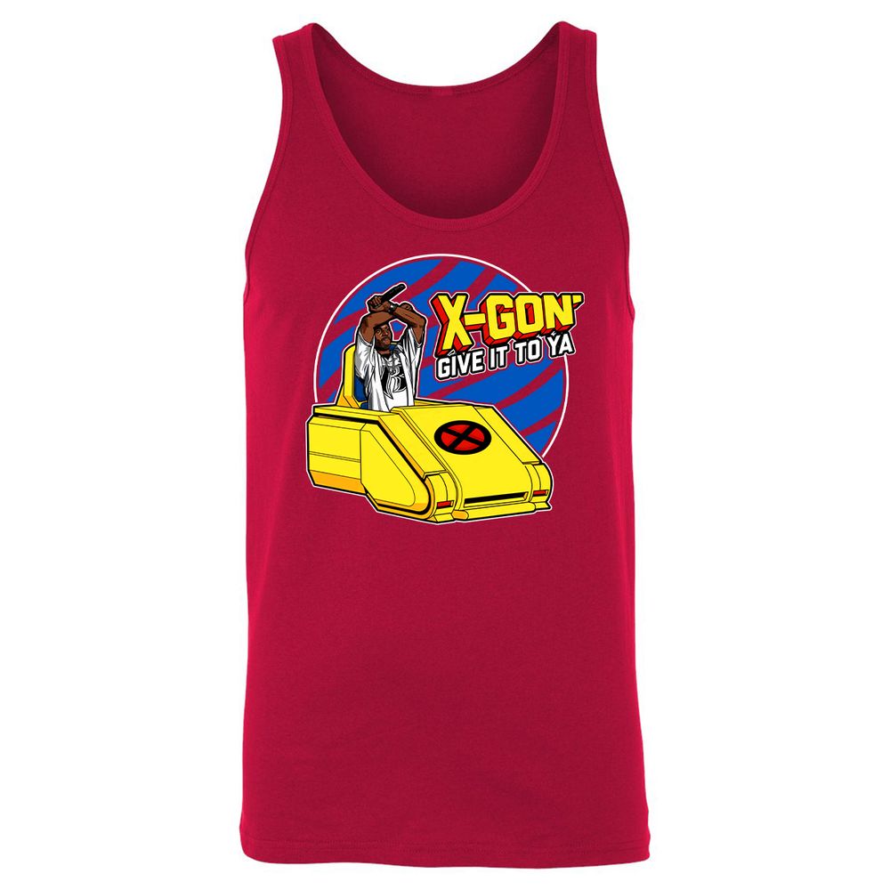 Unisex Jersey Tank - K6TEBDWQ - Red - 11