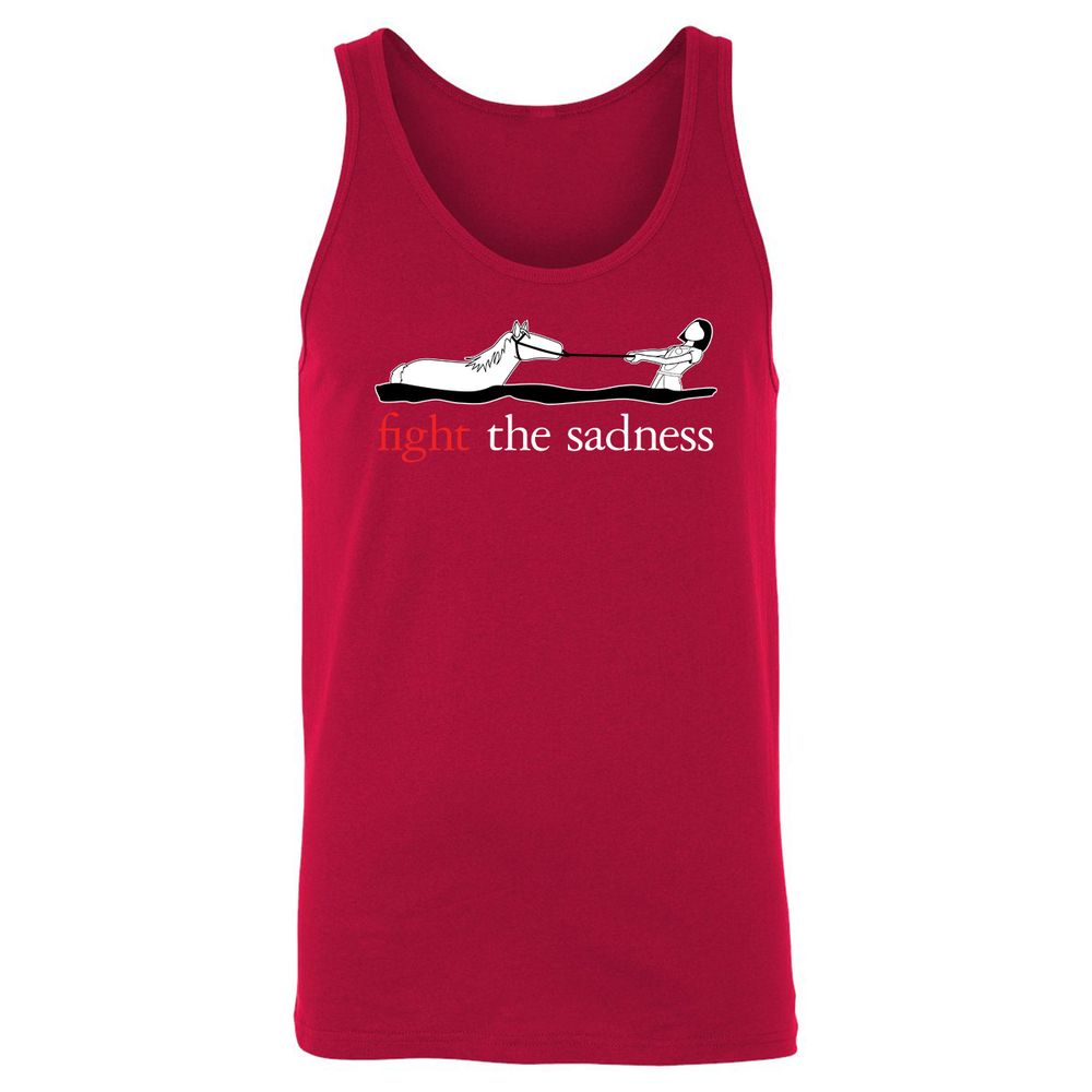Unisex Jersey Tank - D9SRMH8J - Red - 11