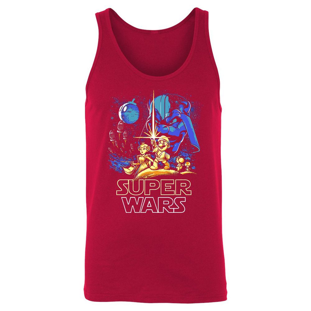 Unisex Jersey Tank - W7T2U2KV - Red - 11