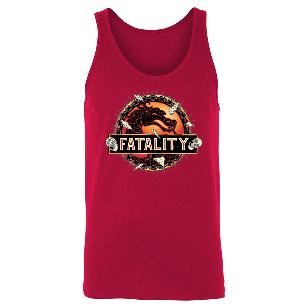 Unisex Jersey Tank - HXC8XFUR - Red - 11