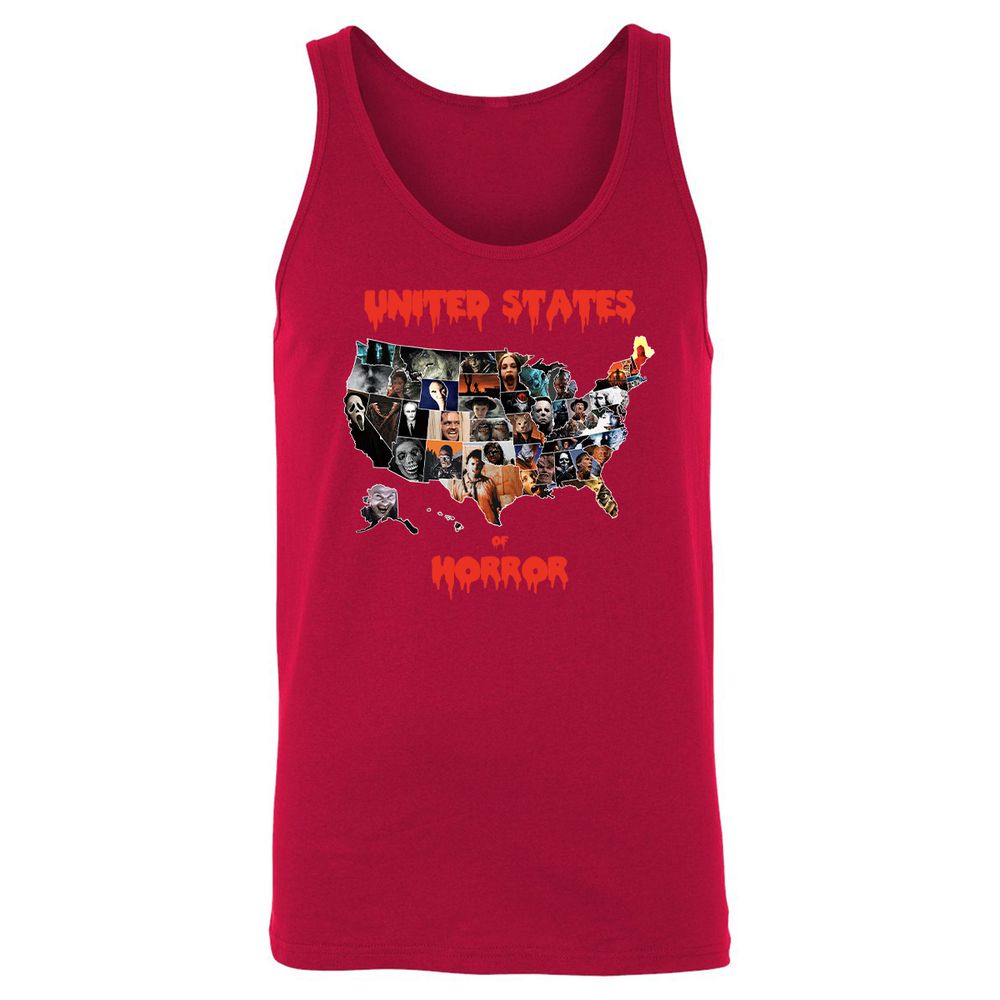 Unisex Jersey Tank - NZL7RLXS - Red - 11