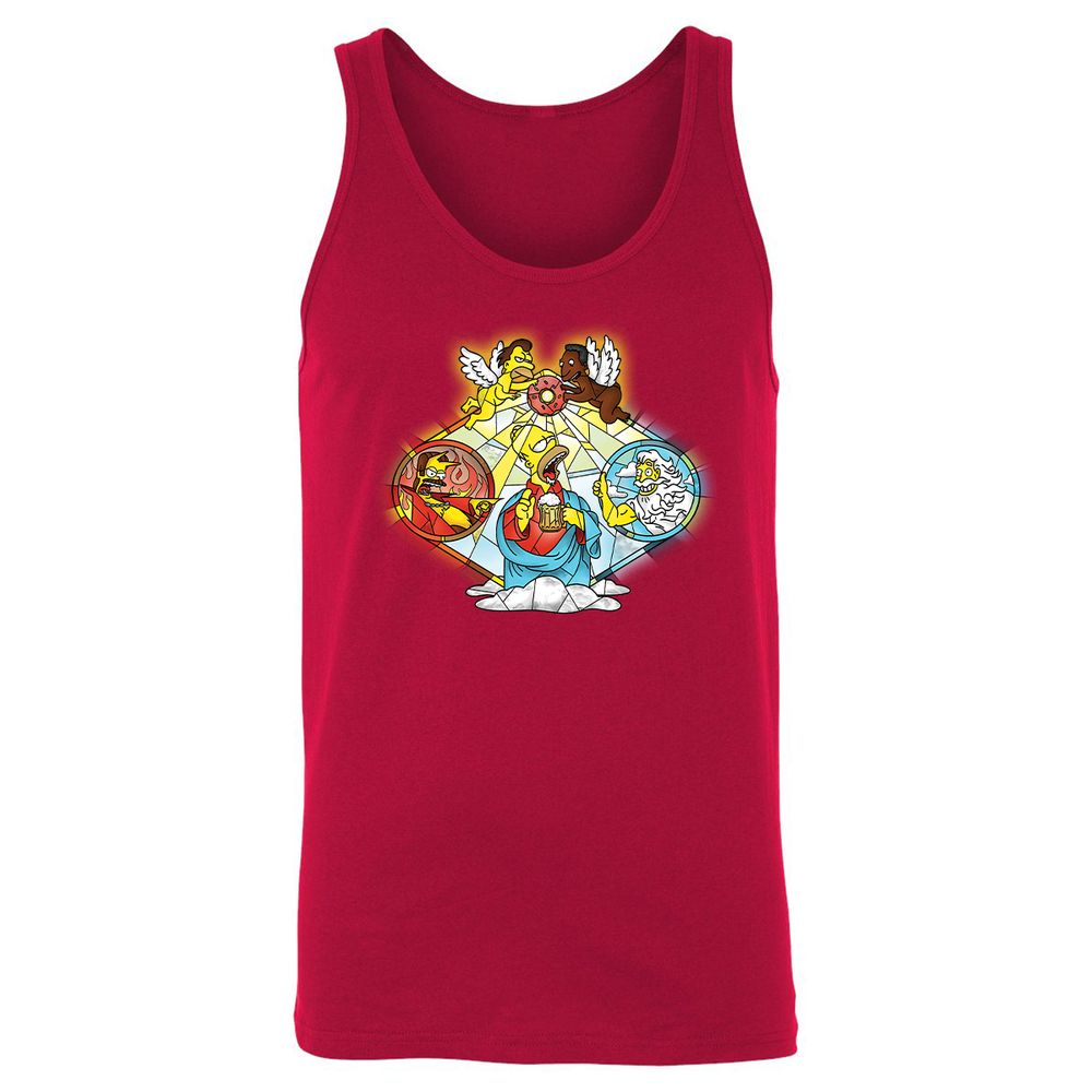 Unisex Jersey Tank - P4MHSDHH - Red - 11