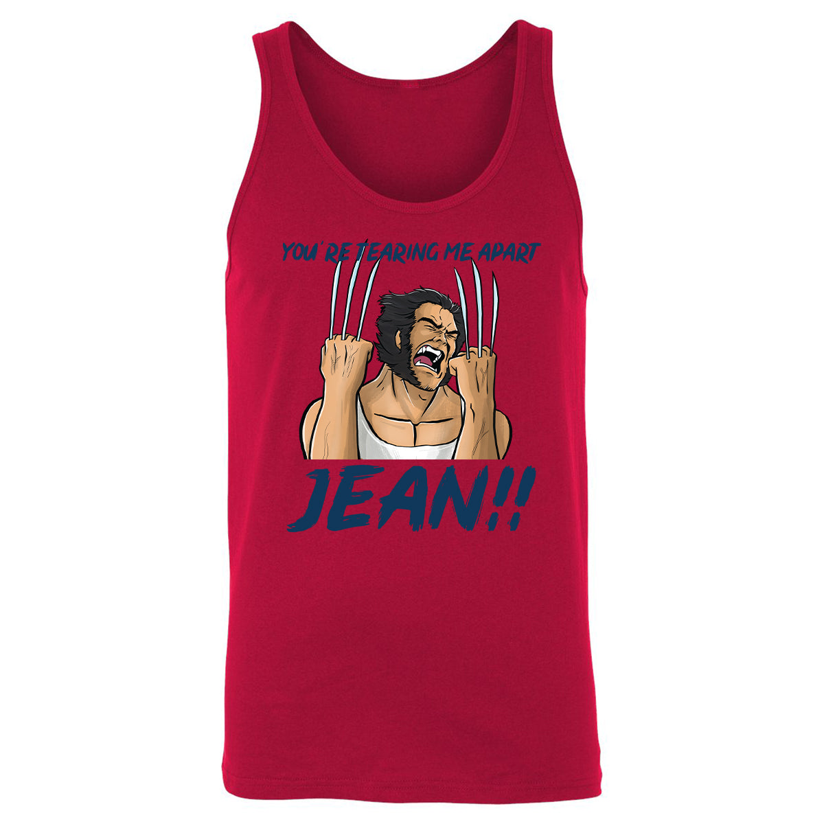 Unisex Jersey Tank - LBTP1PWS - Red - 11