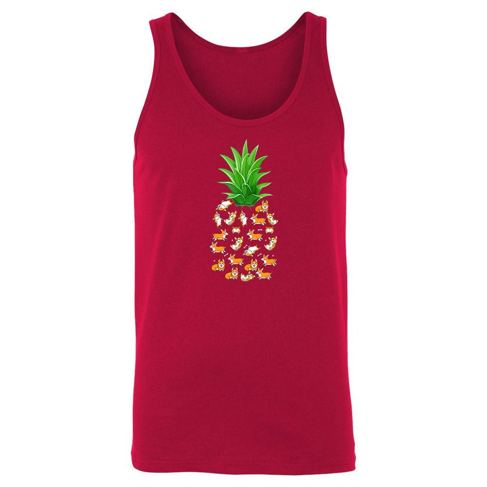 Unisex Jersey Tank - B7TMXALC - Red - 11