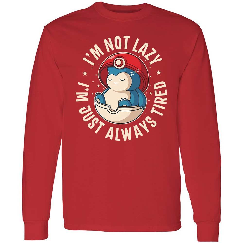 Long Sleeve T-Shirt - XG24HK9K - Red - 11