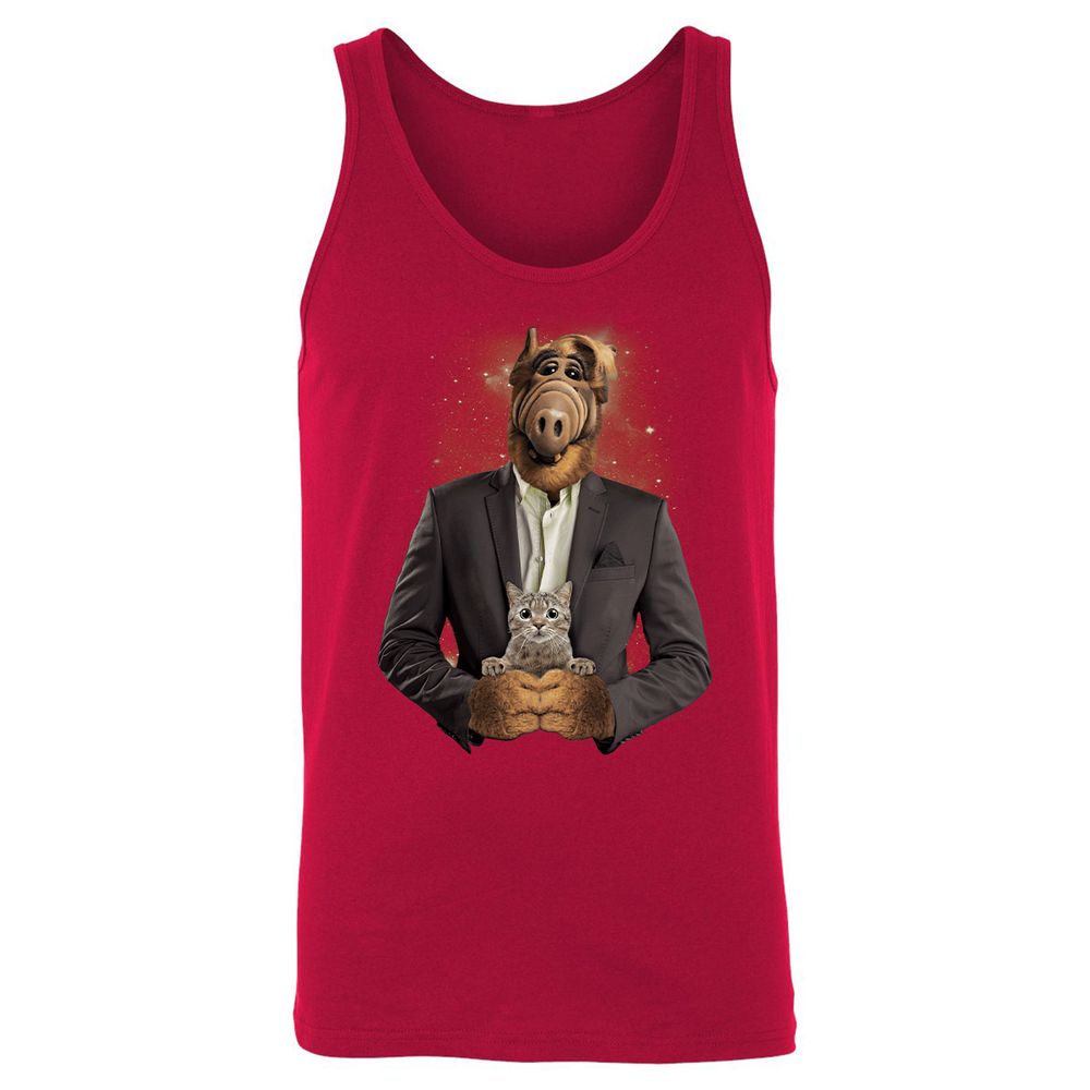 Unisex Jersey Tank - WNVZ1UY8 - Red - 11