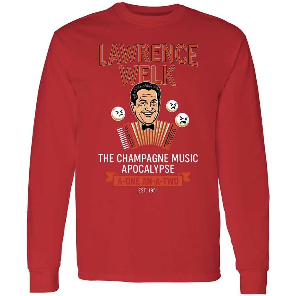 Long Sleeve T-Shirt - WXFQY61B - Red - 11