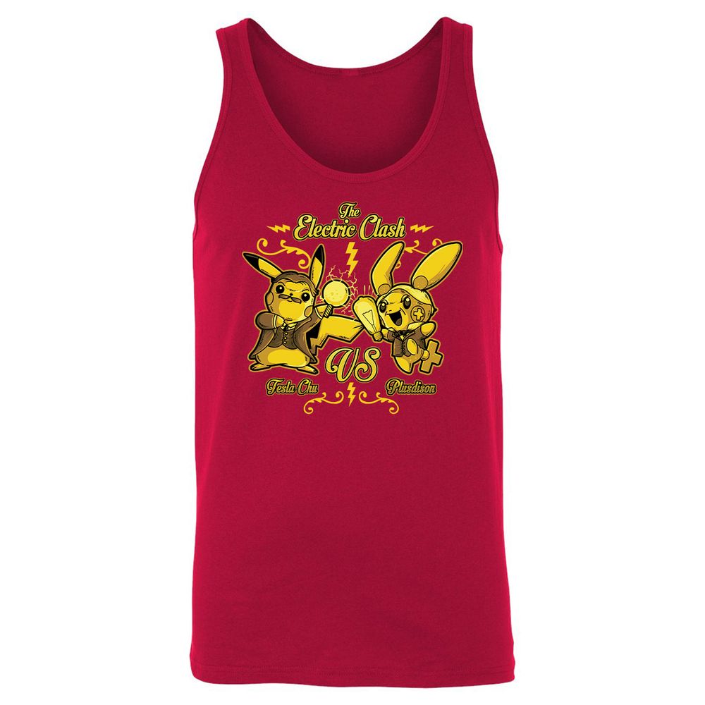 Unisex Jersey Tank - S3LZH8WH - Red - 11