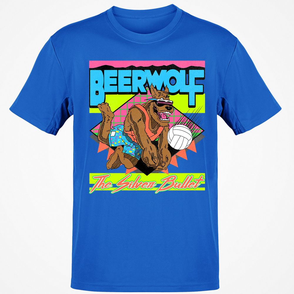 Retro Beach Wolf - Royal - 11