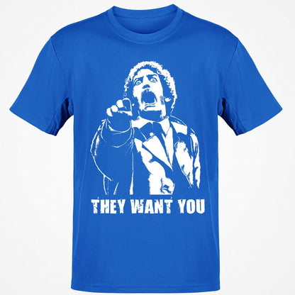 Classic Unisex T-Shirt - DE7MANX4 - Royal - 11