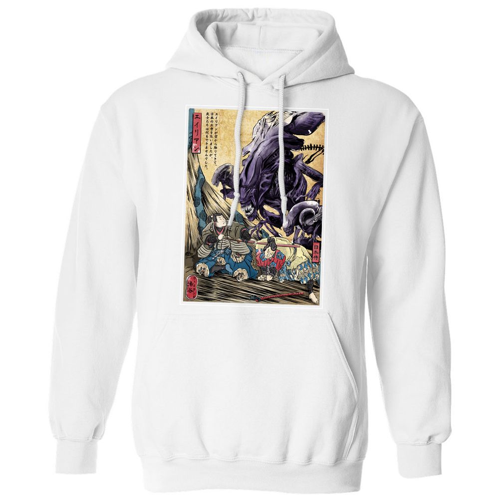 Classic Unisex Hoodie - KKWKTPLH - White - 11