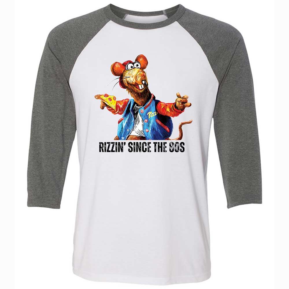 Rizzo the Rat - White/Deep Heather - 11