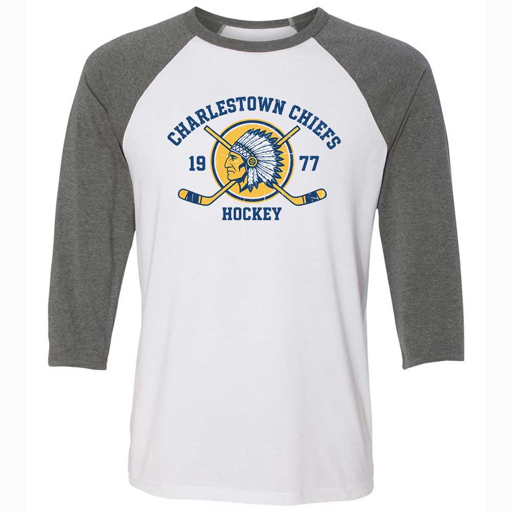 Charlestown Chiefs Hockey - White/Deep Heather - 11