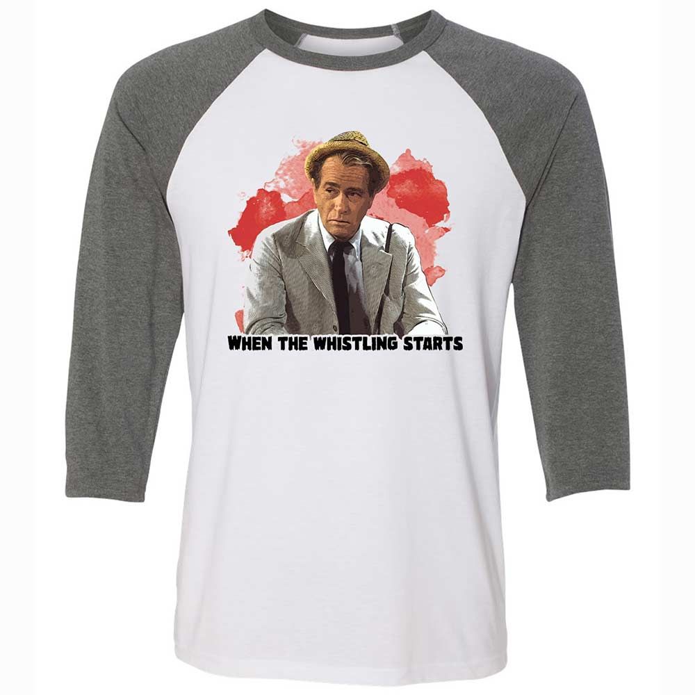 Unisex 3/4 Baseball Tee - NT27EKPN - White/Deep Heather - 11