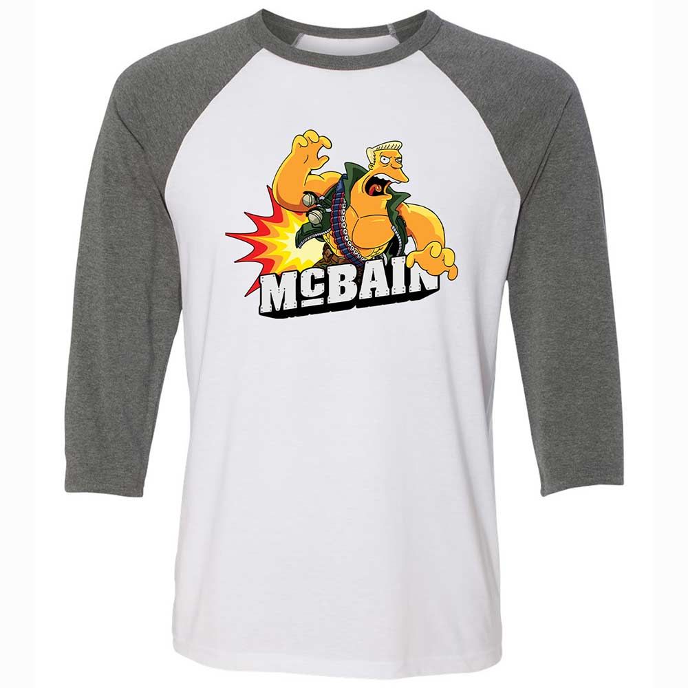 Unisex 3/4 Baseball Tee - VECTVXY9 - White/Deep Heather - 11