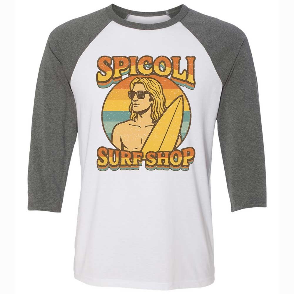 Unisex 3/4 Baseball Tee - SP7EP9W8 - White/Deep Heather - 11