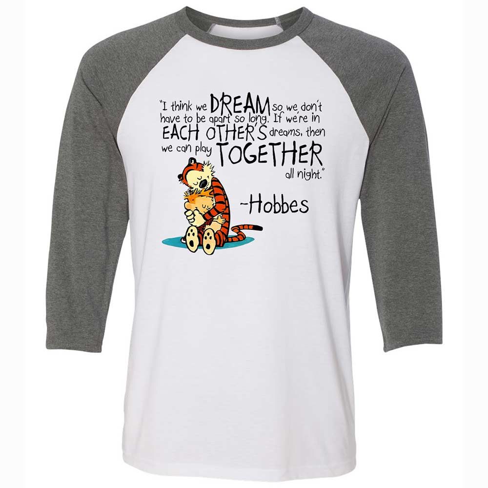 Calvin Hobbes Dreams - White/Deep Heather - 11