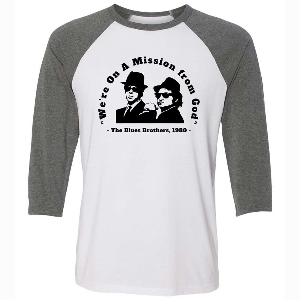 We're on a Mission from God - White/Deep Heather - 11