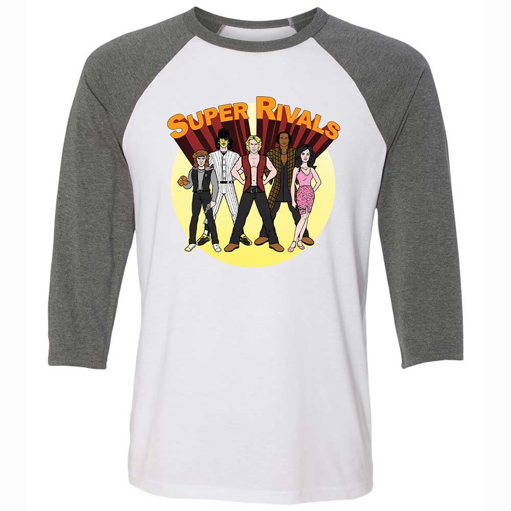 Unisex 3/4 Baseball Tee - AUF56ETR - White/Deep Heather - 11