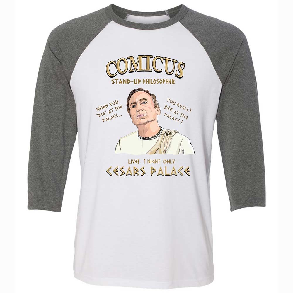 Comicus- Stand-up Philosopher - White/Deep Heather - 11