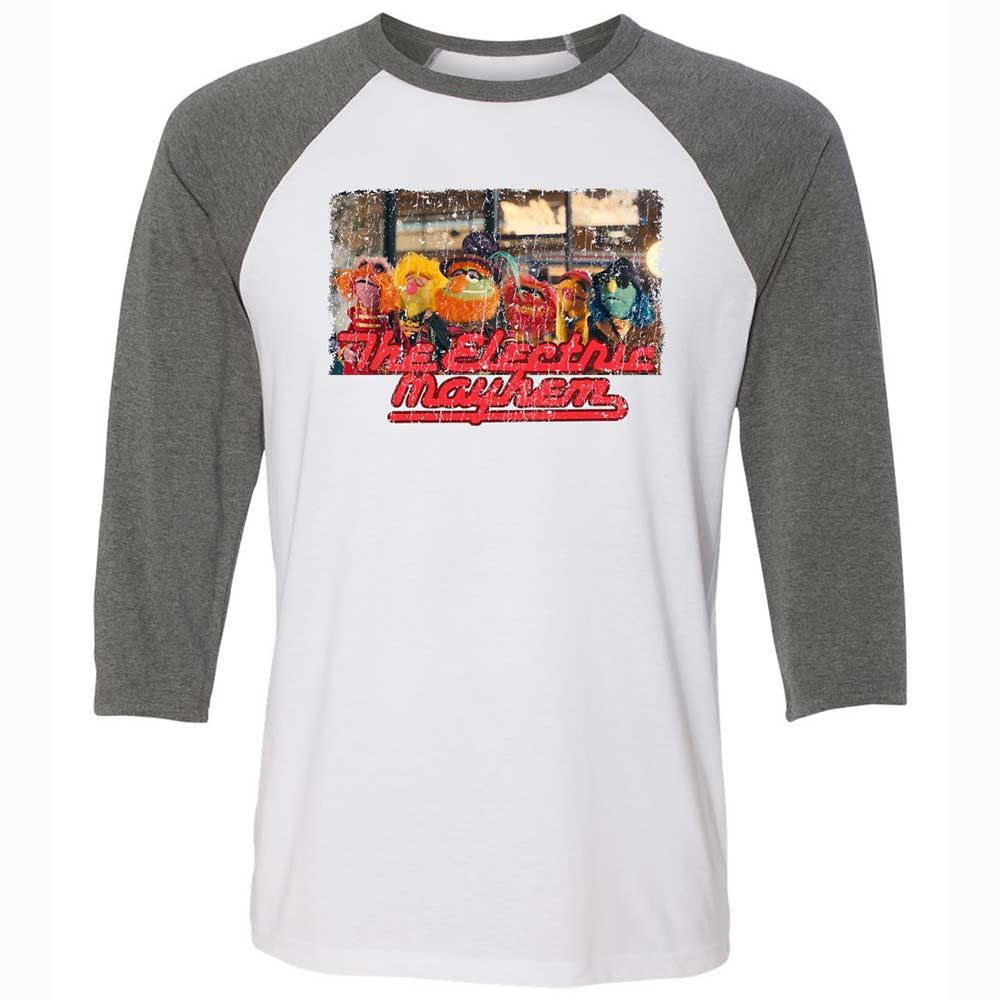 Unisex 3/4 Baseball Tee - A4WKLVH6 - White/Deep Heather - 11