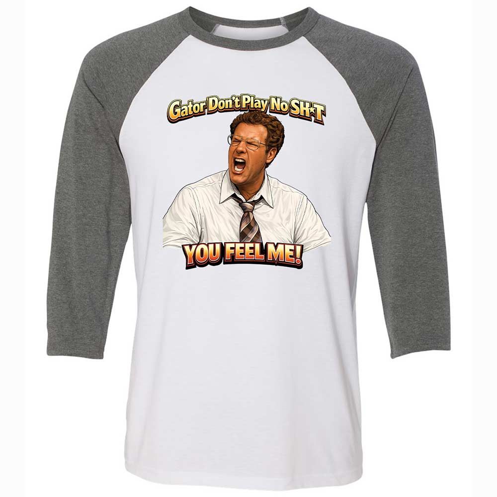 Unisex 3/4 Baseball Tee - VCLS1ZND - White/Deep Heather - 11