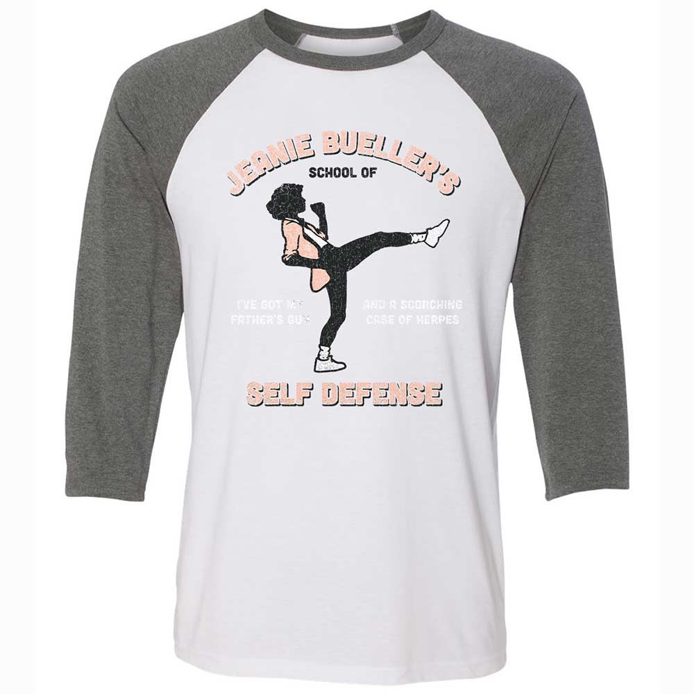 Unisex 3/4 Baseball Tee - 84ZSSEPN - White/Deep Heather - 11