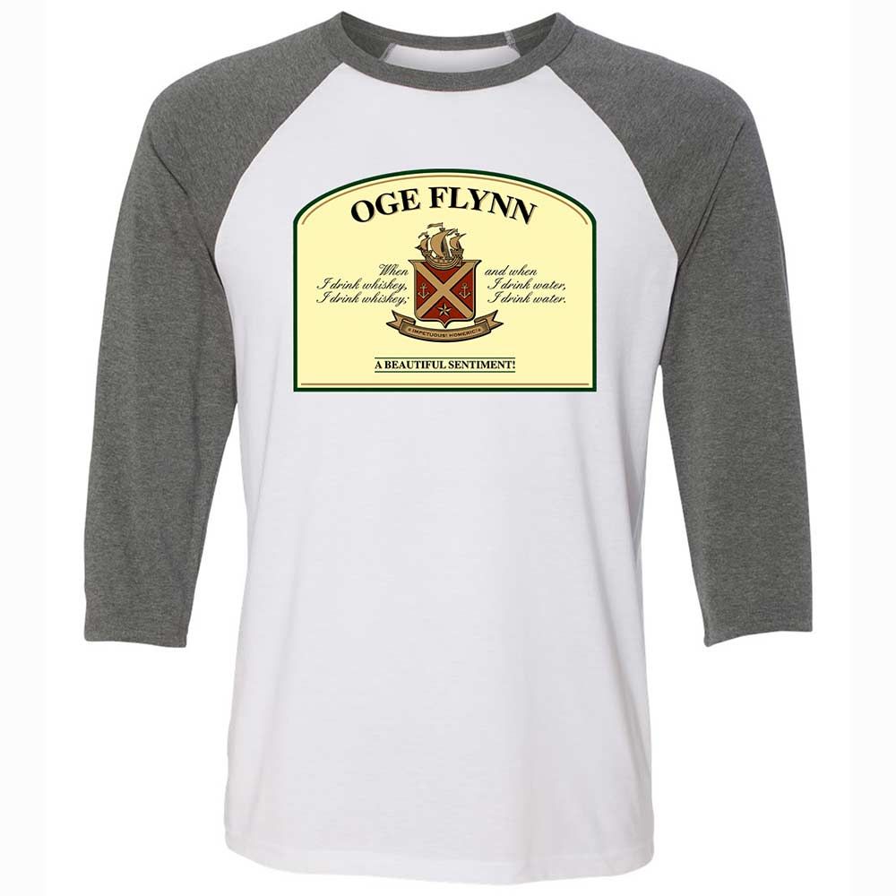 When I drink whiskey, when I drink water - White/Deep Heather - 11
