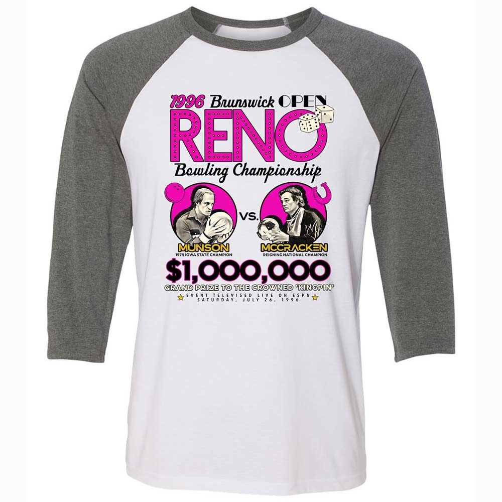 Unisex 3/4 Baseball Tee - Z3FS9VVB - White/Deep Heather - 11