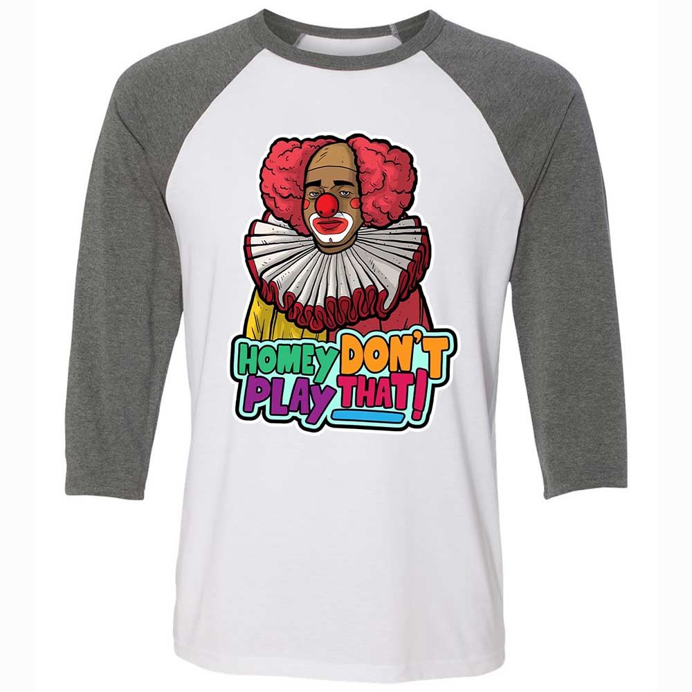 Homey Don't Play That - White/Deep Heather - 11