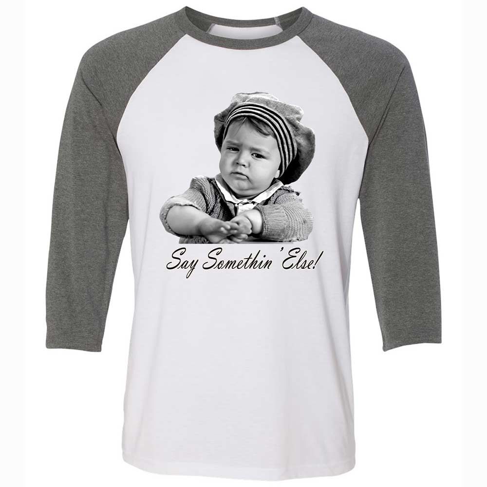 Unisex 3/4 Baseball Tee - YE9PZK99 - White/Deep Heather - 11