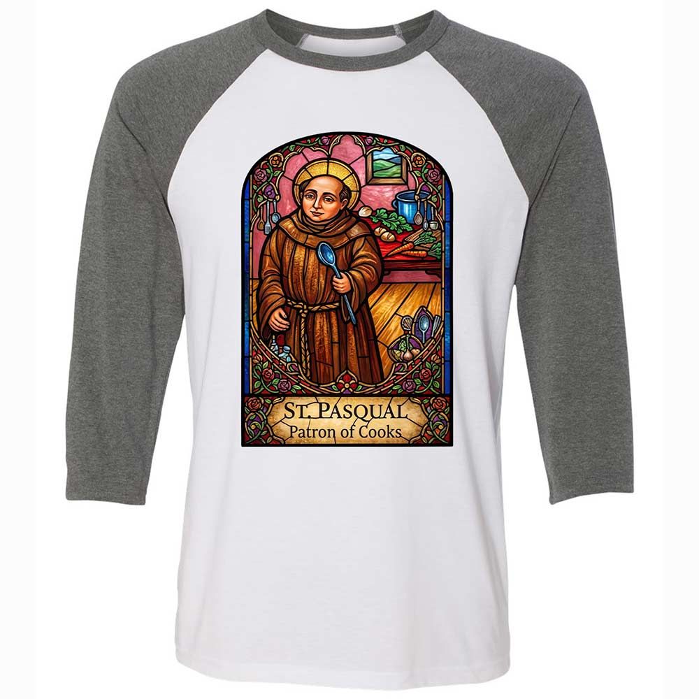 Patron of Cooks - White/Deep Heather - 11