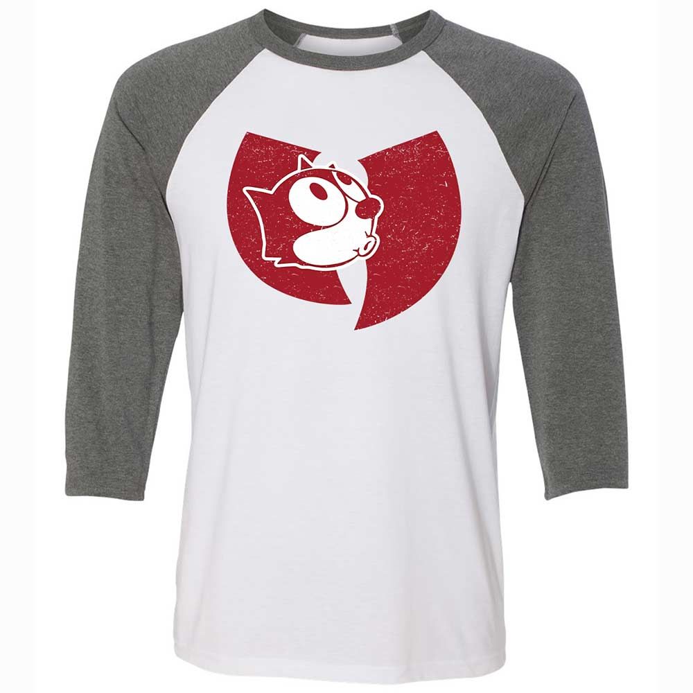 Unisex 3/4 Baseball Tee - JY3F35M1 - White/Deep Heather - 11