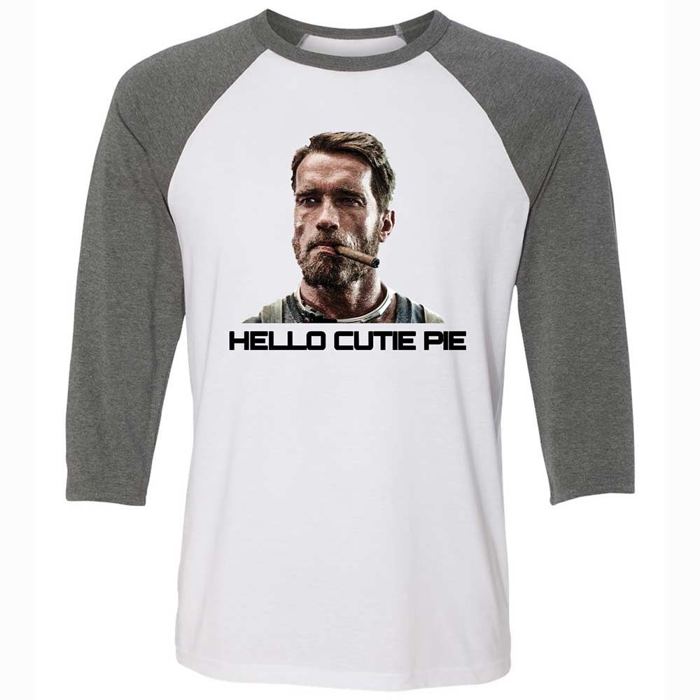 Hello Cutie Pie - White/Deep Heather - 11