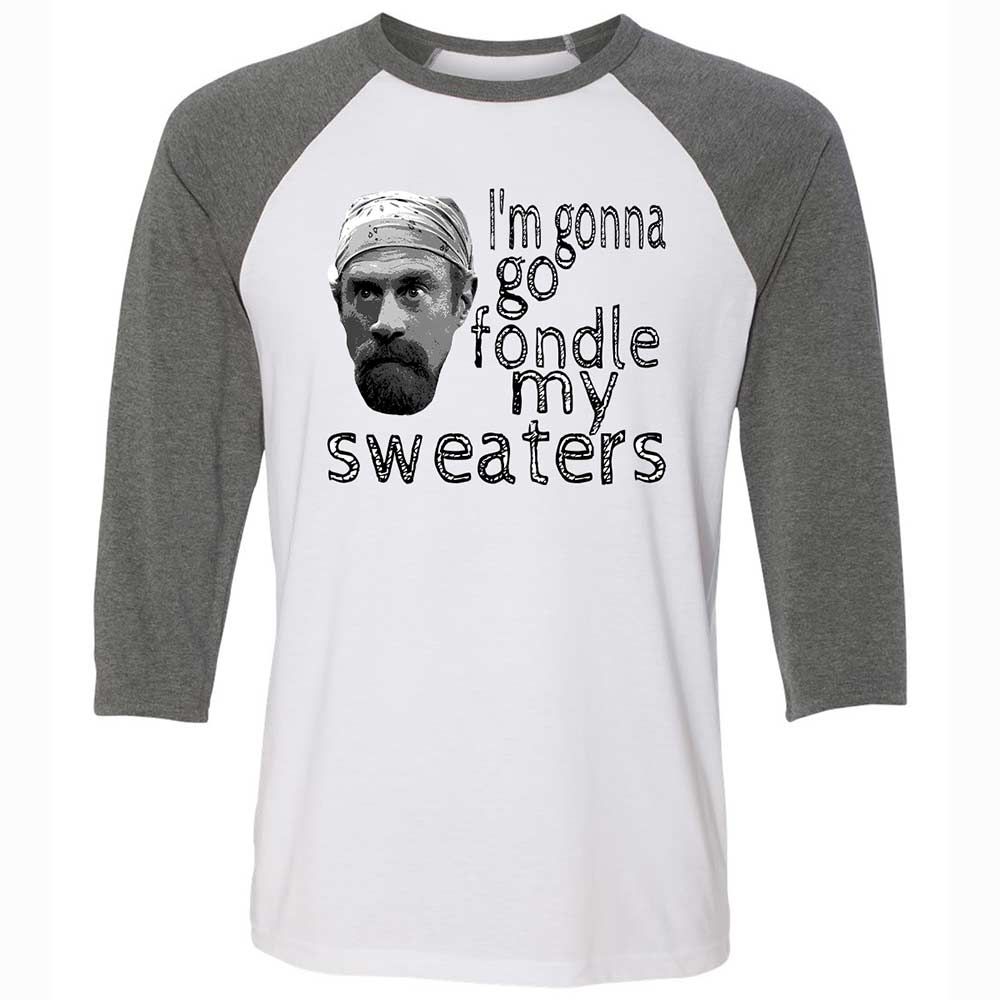 Fondle my sweaters - White/Deep Heather - 11