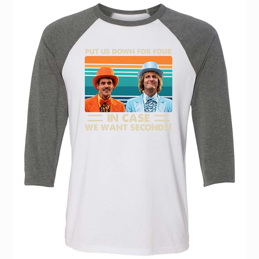 Unisex 3/4 Baseball Tee - SXFC5KP3 - White/Deep Heather - 11