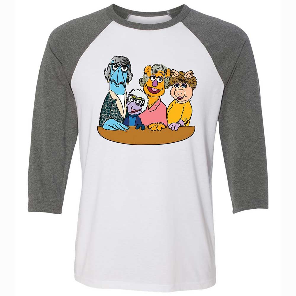 Unisex 3/4 Baseball Tee - DEKEHJBN - White/Deep Heather - 11