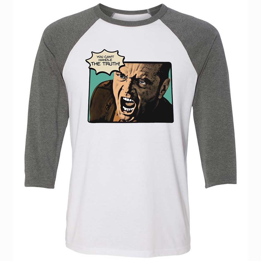 You Can't Handle The Truth - White/Deep Heather - 11