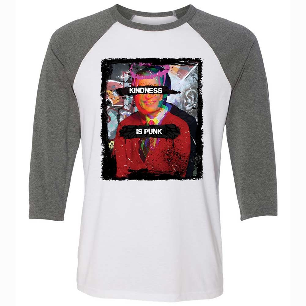 Kindness is Punk - White/Deep Heather - 11